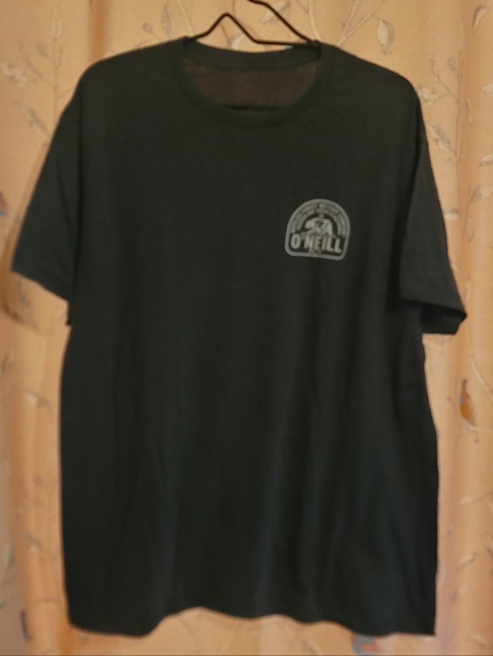 O'Neill Black Short Sleeve Tee with Small Chest Logo